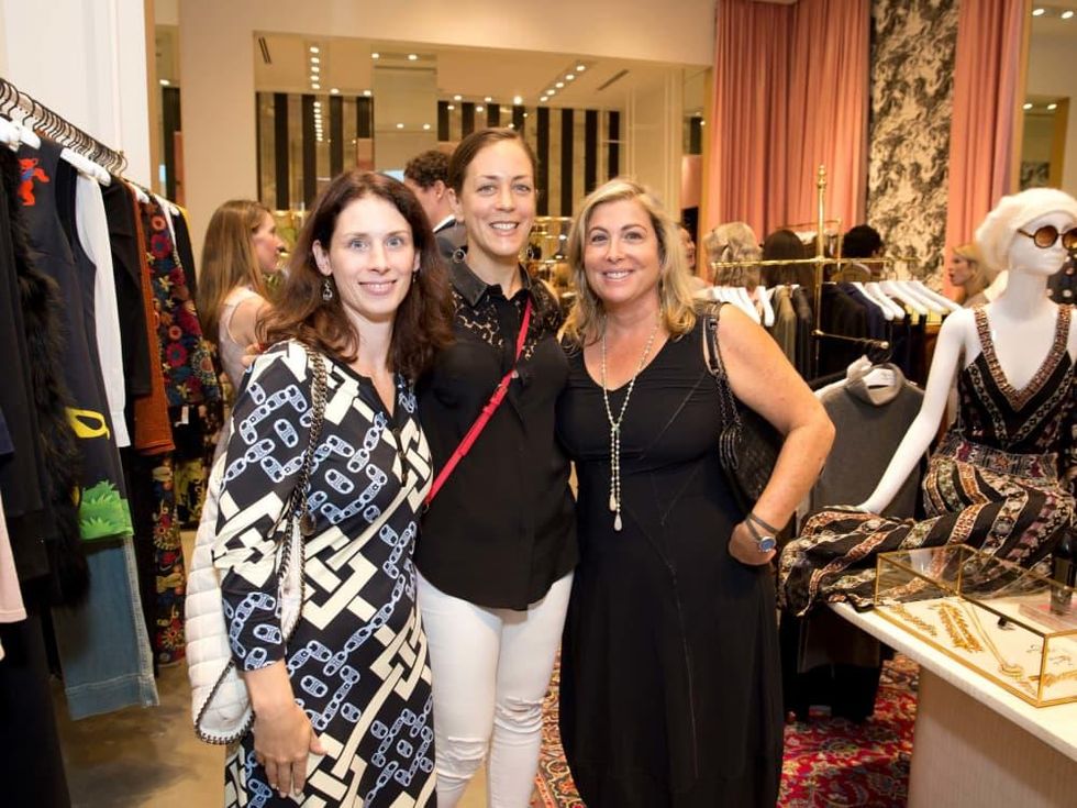 Alice and Olivia opening, 8/16, Courtney Burger, Emily Schaffer, Marcia Fiman