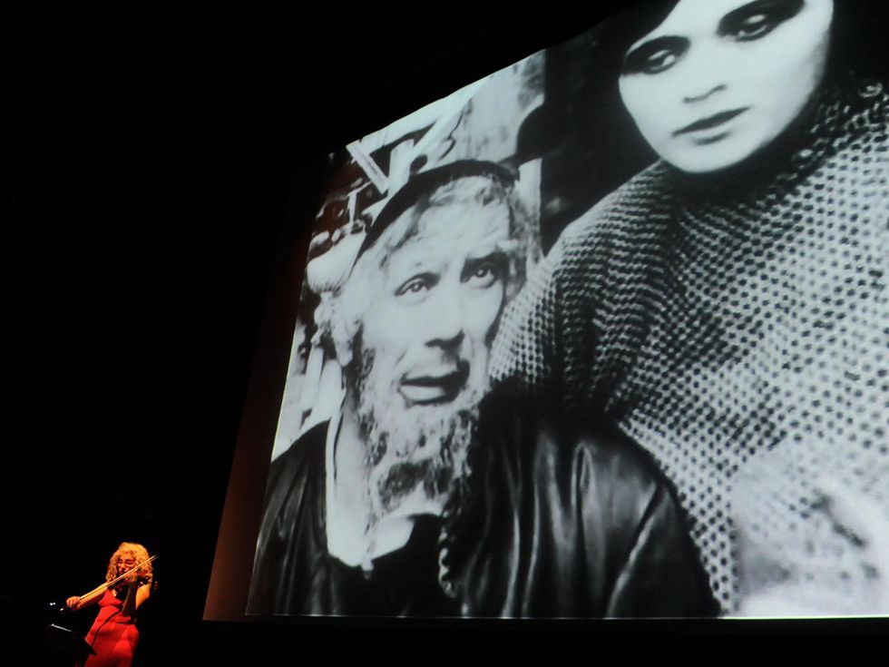 Alicia Svigals performs her score for The Yellow Ticket