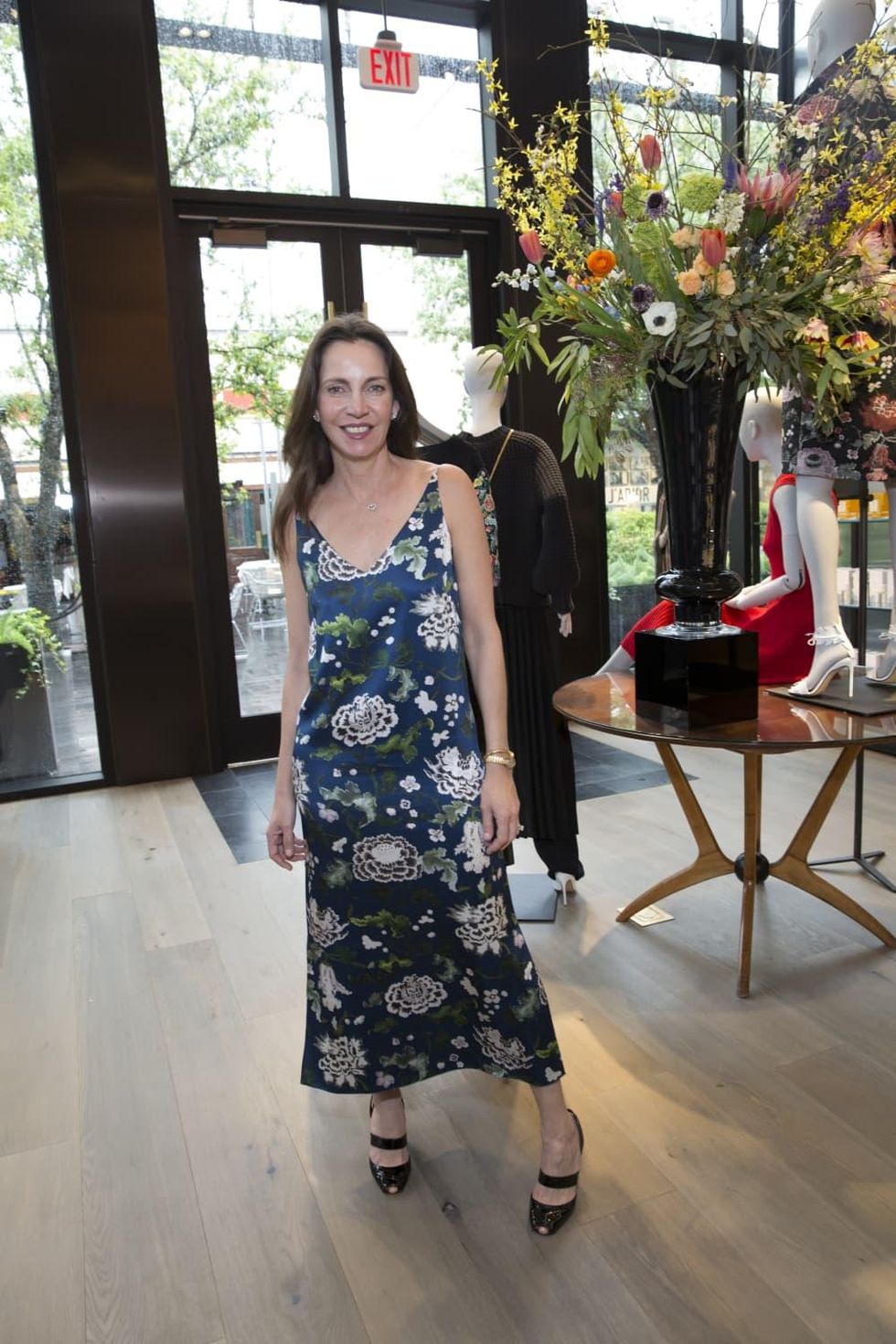 Aliya Stude at Adam Lippes luncheon