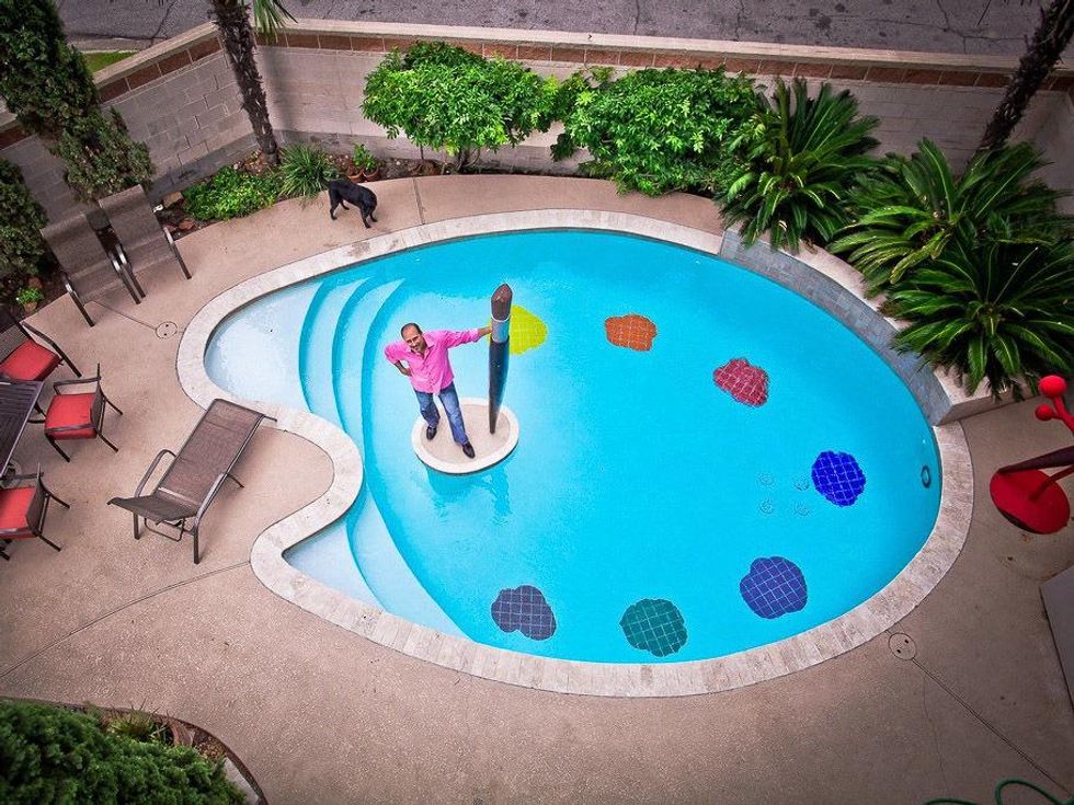 Allan Rodewald Art, swimming pool