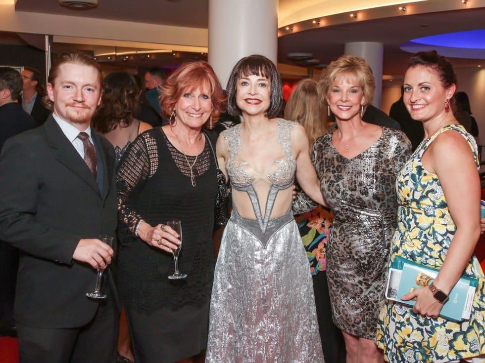 Alley Midsummer Night's Dream dinner, Trent O'Neal, Debbie McAngus, Josie de Guzman, Melna Moriarty, Carrie Vaughn