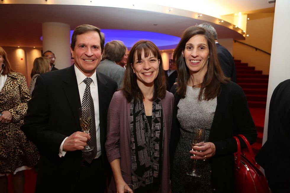 Alley opening dinner, January 2014Tom Gros, Elizabeth Bunch, Barbara Gros