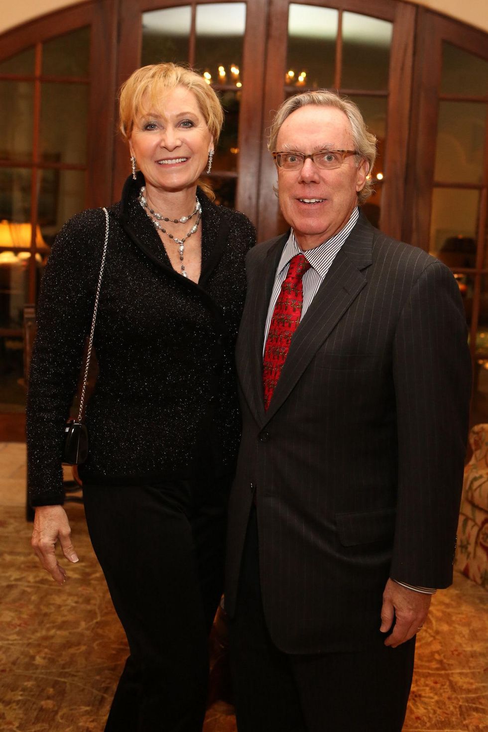 Alley Theater Holiday Party, December 2012, Carol Linn, Mike Linn