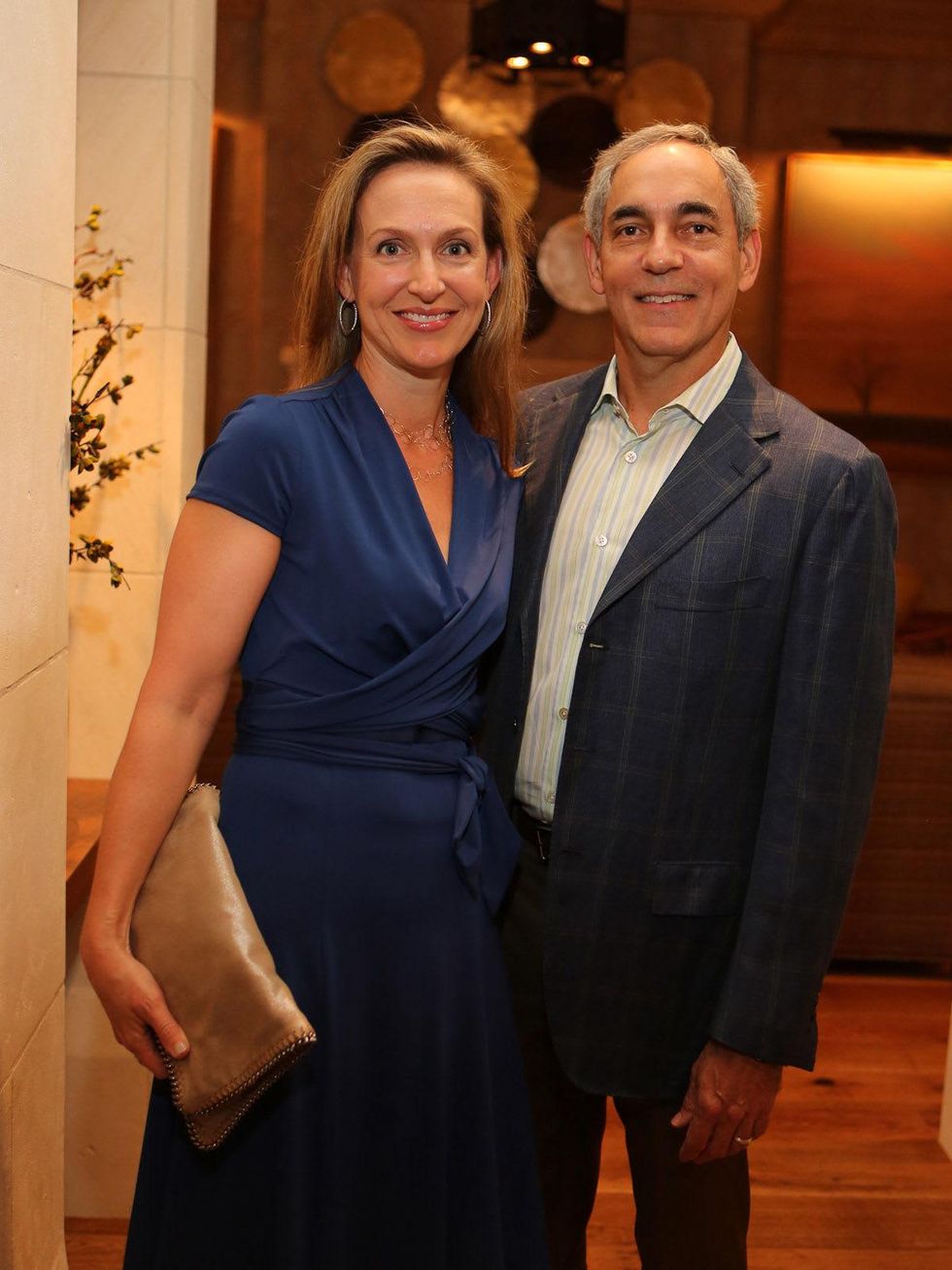 Alley Theatre Artists Dinner September 2013 Amy Miller and John Miller