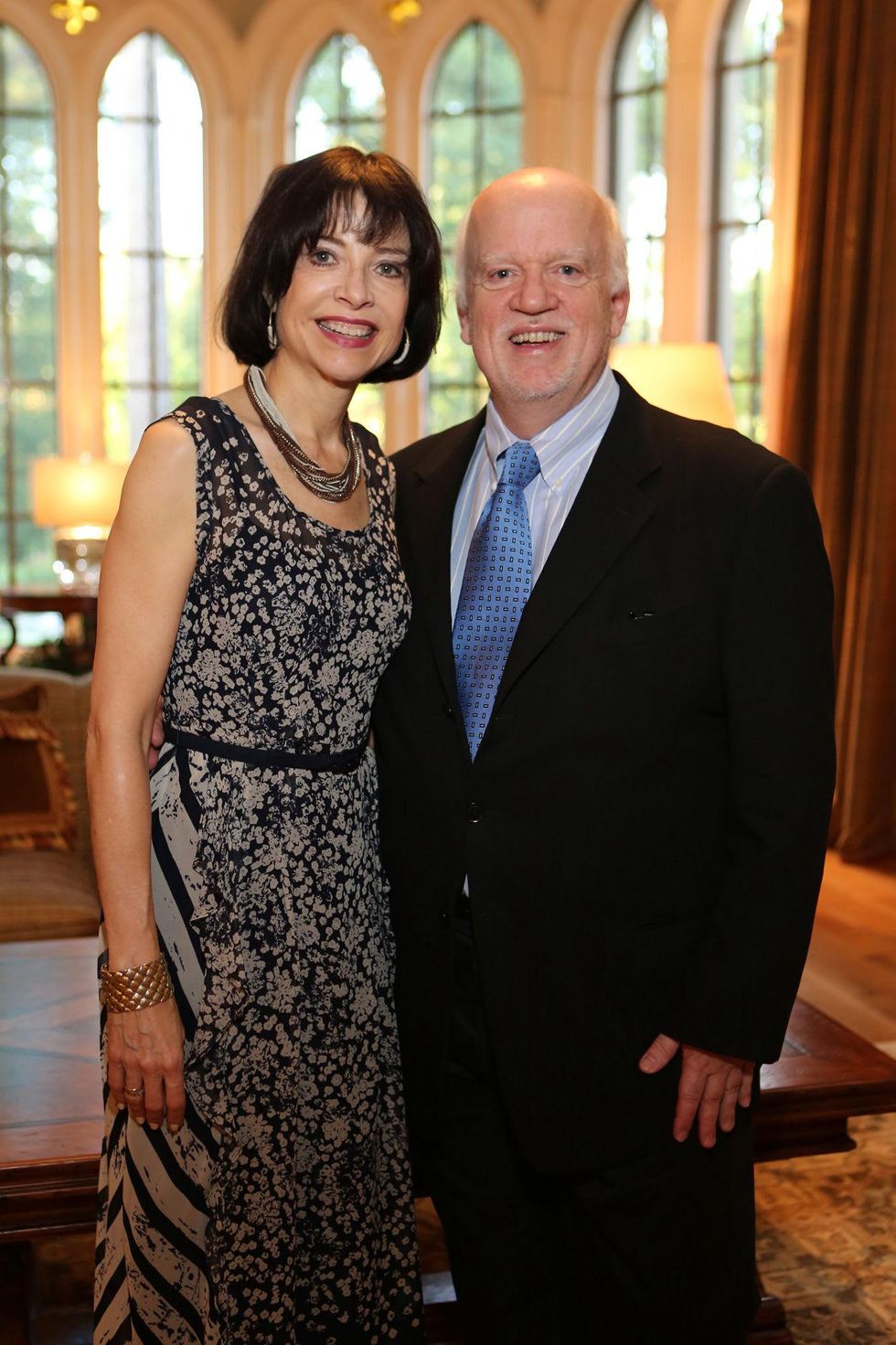 Alley Theatre Artists Dinner September 2013 Josie de Guzman and Gregory Boyd