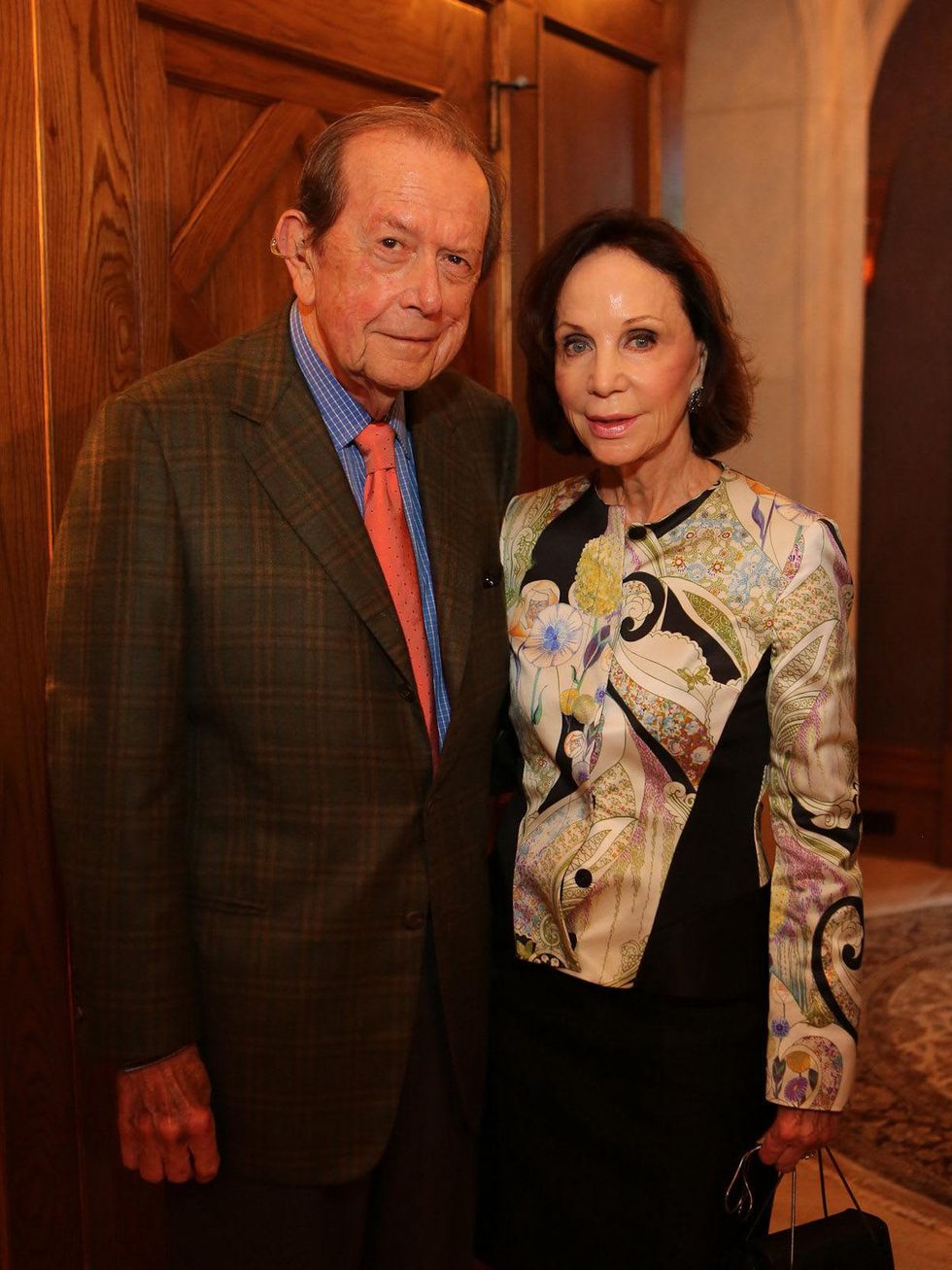 Alley Theatre Artists Dinner September 2013 Meredith Long and Cornelia Long