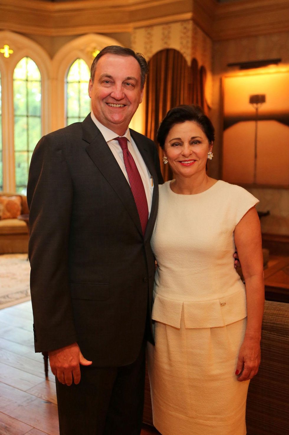 Alley Theatre Artists Dinner September 2013 Ralph Burch and Beth Madison