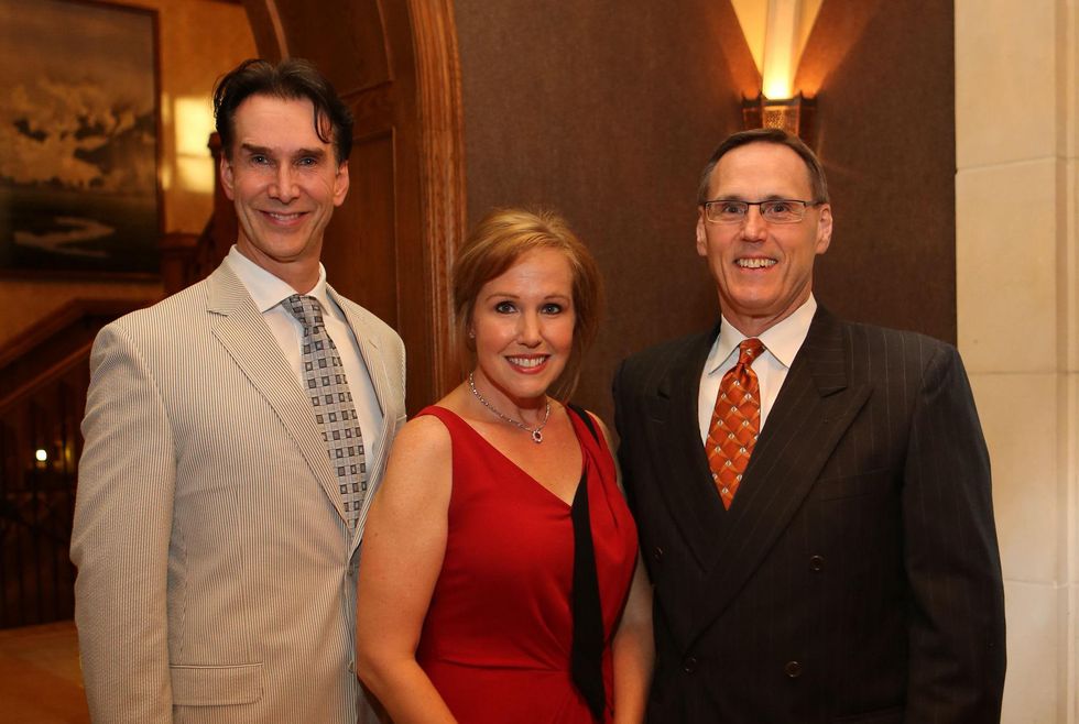Alley Theatre Artists Dinner September 2013 Todd Waite, Deana Blackburn and Larry Blackburn