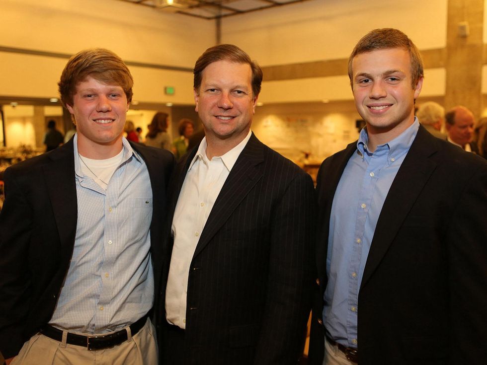 Alley Theatre CenterStage Dinner - A Few Good Men, March 2013, Evan Brown, Oscar Brown, Holden Brown