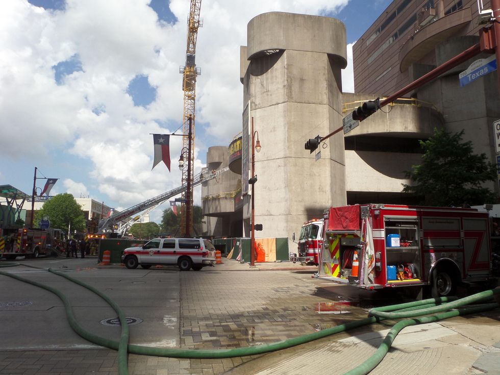 Alley Theatre fire Sept. 11, 2014