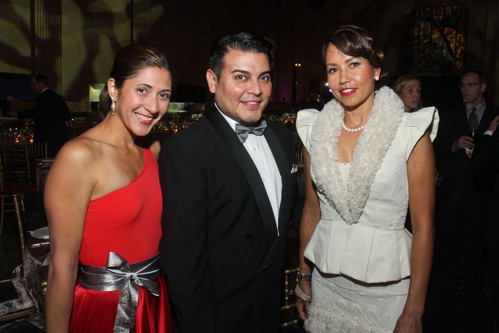 Alley Theatre Gala May 2013 Andrea Tellepsen, from left, Edward Sanchez and Fay Lewis
