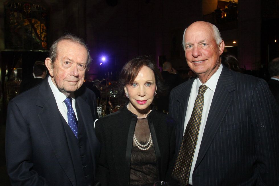 Alley Theatre Gala May 2013 Meredith Long and Cornelia Long, from left, with Shel Erikson