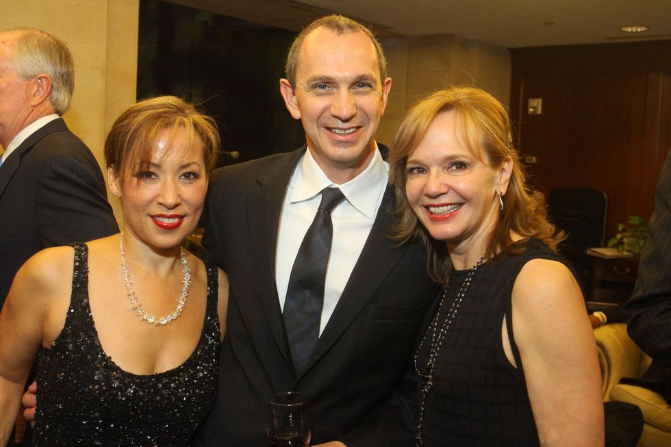 Alley Theatre Gala May 2013 Pat Mitchell and Kevin Mitchell, from left, with Janet Kelly