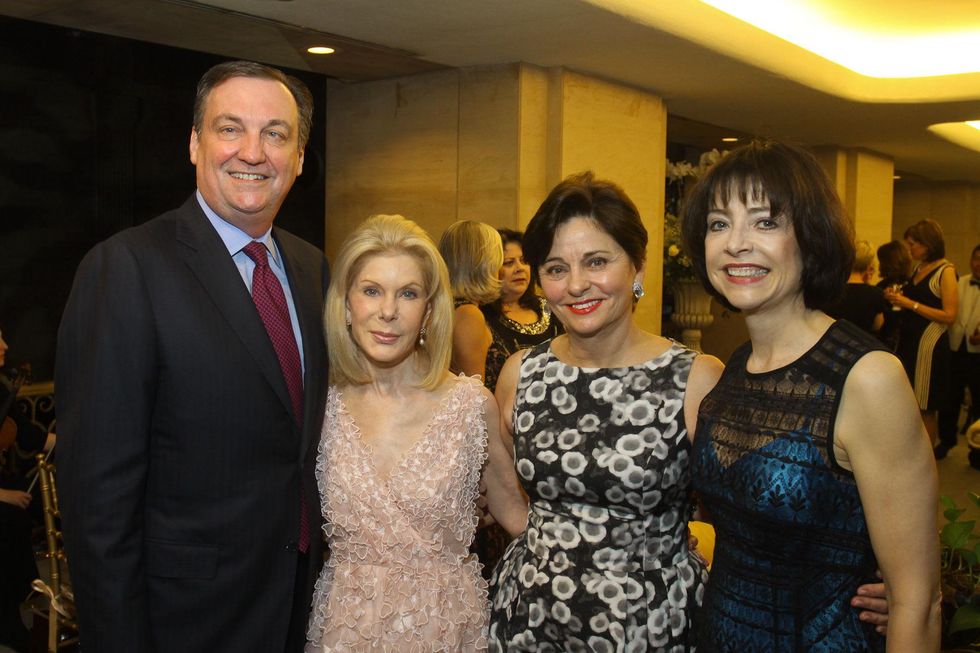 Alley Theatre Gala May 2013 Ralph Burch, from left, Frances Marzio, Beth Madison and Josie DeGuzman