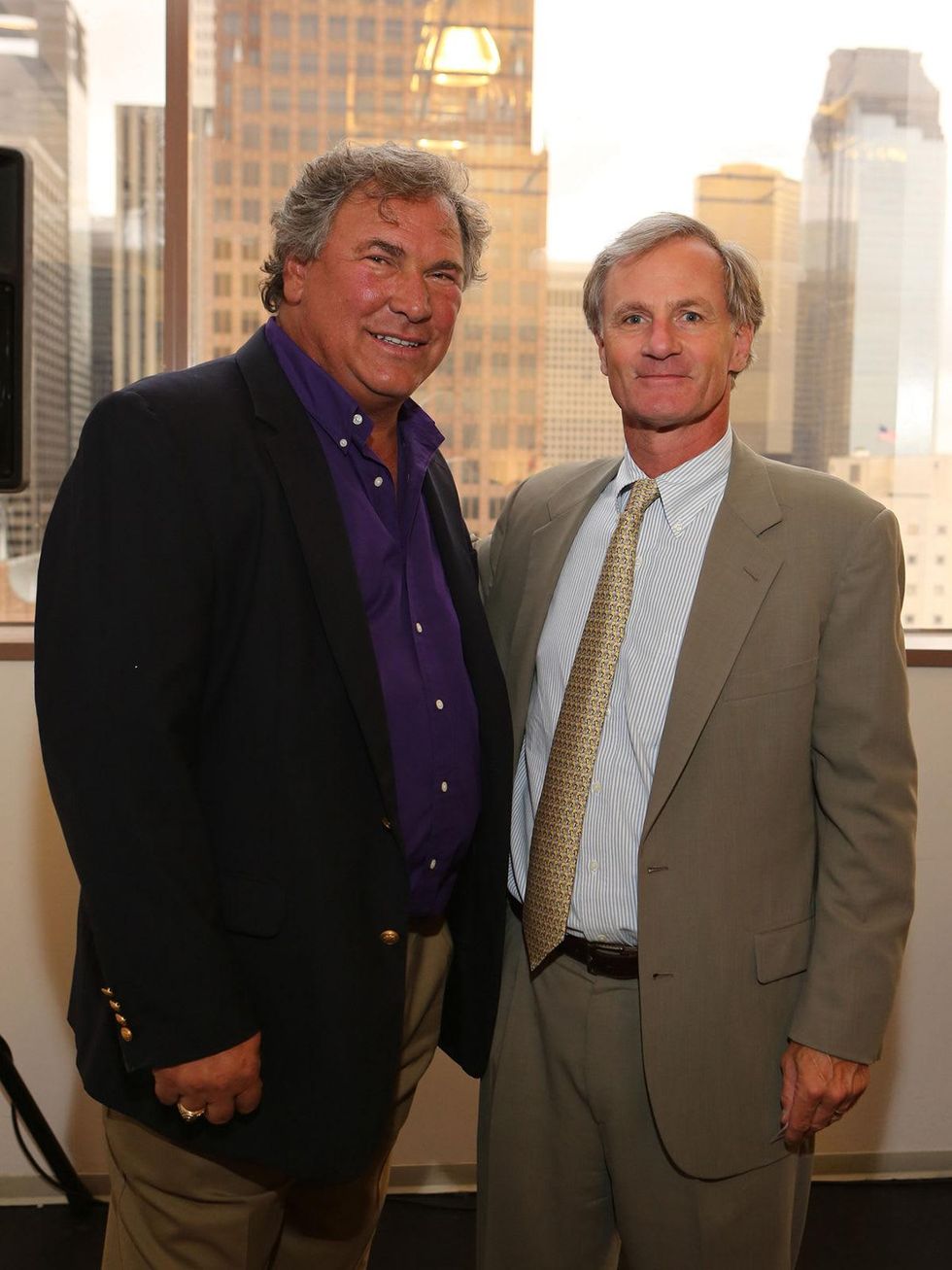 Alley Theatre's Sherlock Holmes dinner June 2013 John Schiller and Roger Plank