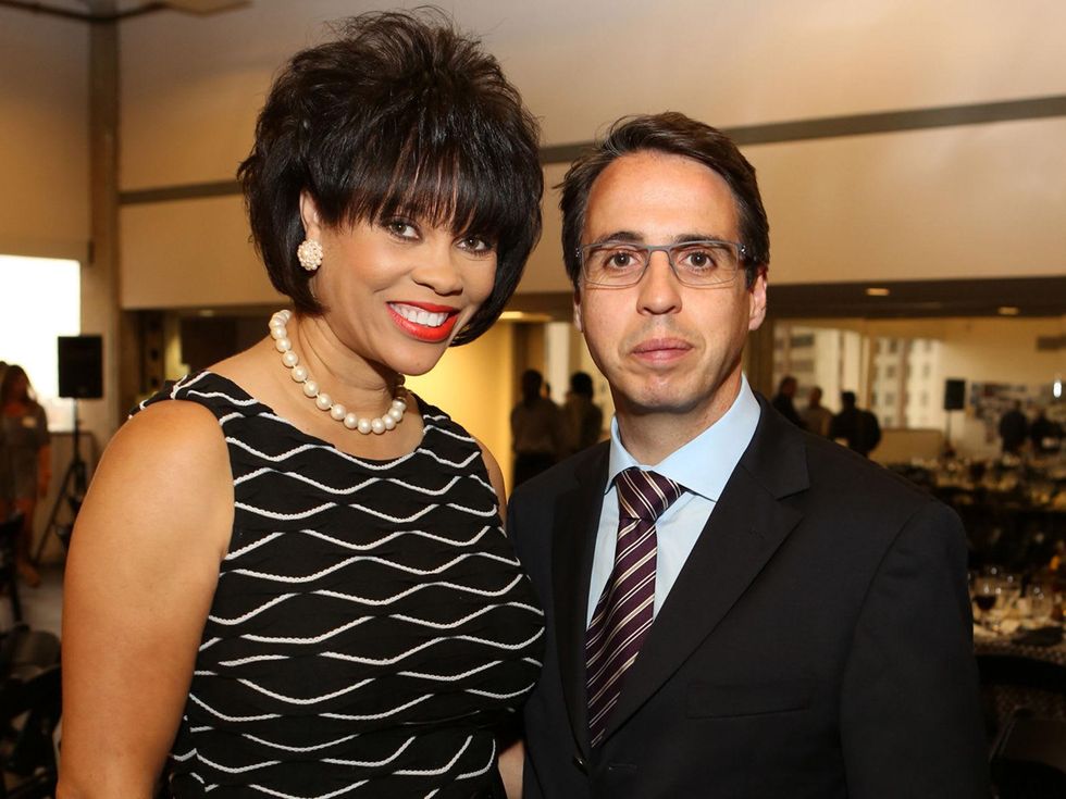 Alley Theatre's Sherlock Holmes dinner June 2013 LaDonna Barras and Steve Barras