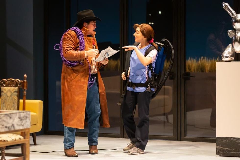 Alley Theatre: Winter's Tale, Christopher Salazar and Melissa Molano