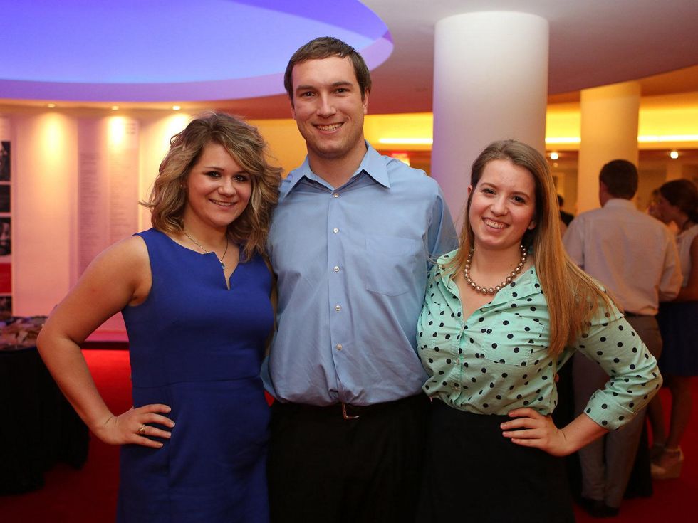 Alley Theatre Young Professionals event July 2013 Ashley Dinjar, Mark Godsey, Colleen Owen