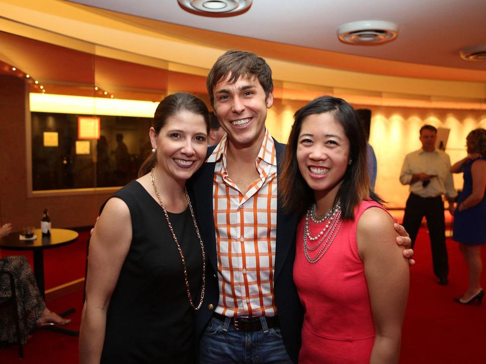 Alley Theatre Young Professionals event July 2013 Paige Martin, Brandon Weinbrenner, Karen Man