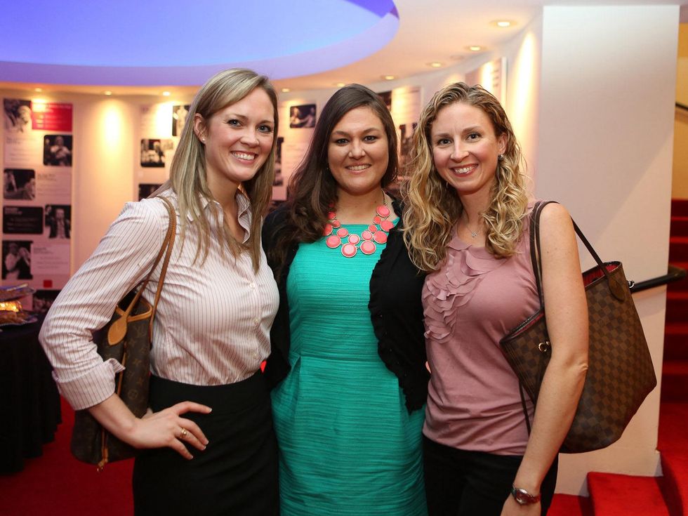 Alley Theatre Young Professionals event July 2013 Rachel Ballengee, Holly Ashe, Mary O'Black