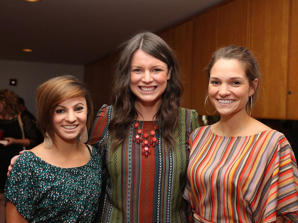 Alley Theatre Young Professionals Kick-Off June 2013 Courtney Laine, Rachel Stephenson, Katherine Laine