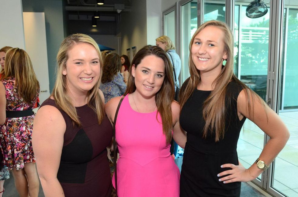 Allie Trail, from left, Danielle Johnson and Natalie Berko at WOW\u2019s Membership Drive June 2014