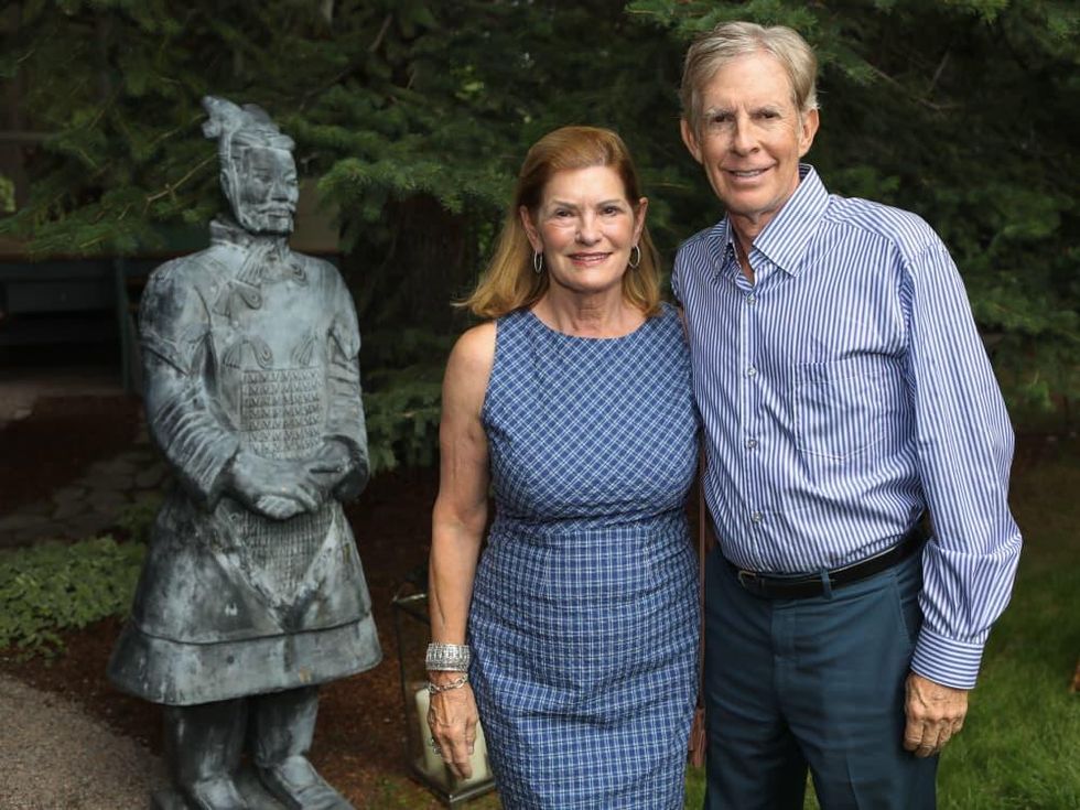 Allison and Jack Jensen at Hines MD Anderson Aspen