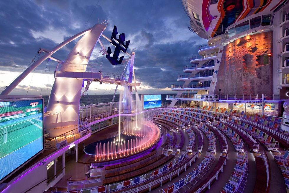 Allure of the Seas AquaTheater Royal Caribbean