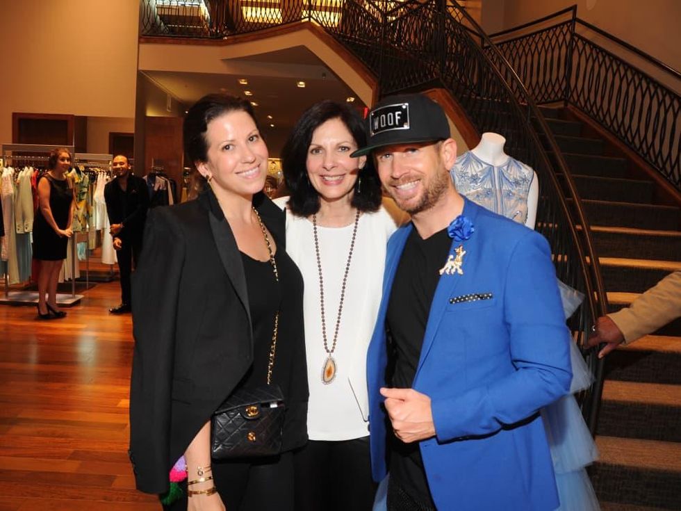 Ally Shell. Jeanne Ruberti, Jeff Shell at Christian Siriano party at Elizabeth Anthony