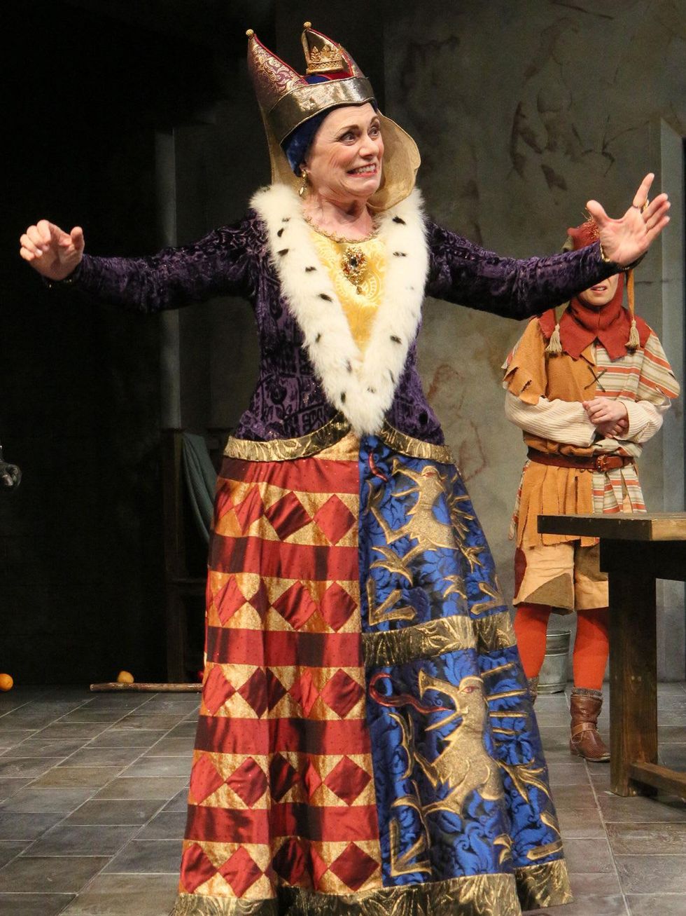Alma Cuervo as Queen in the Alley Theatre\u2019s production of Fool.