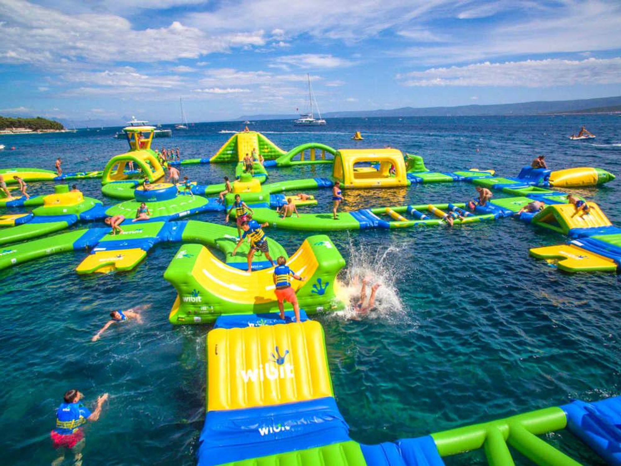 Wipe Zone, the Huge Inflatable Water Circuit