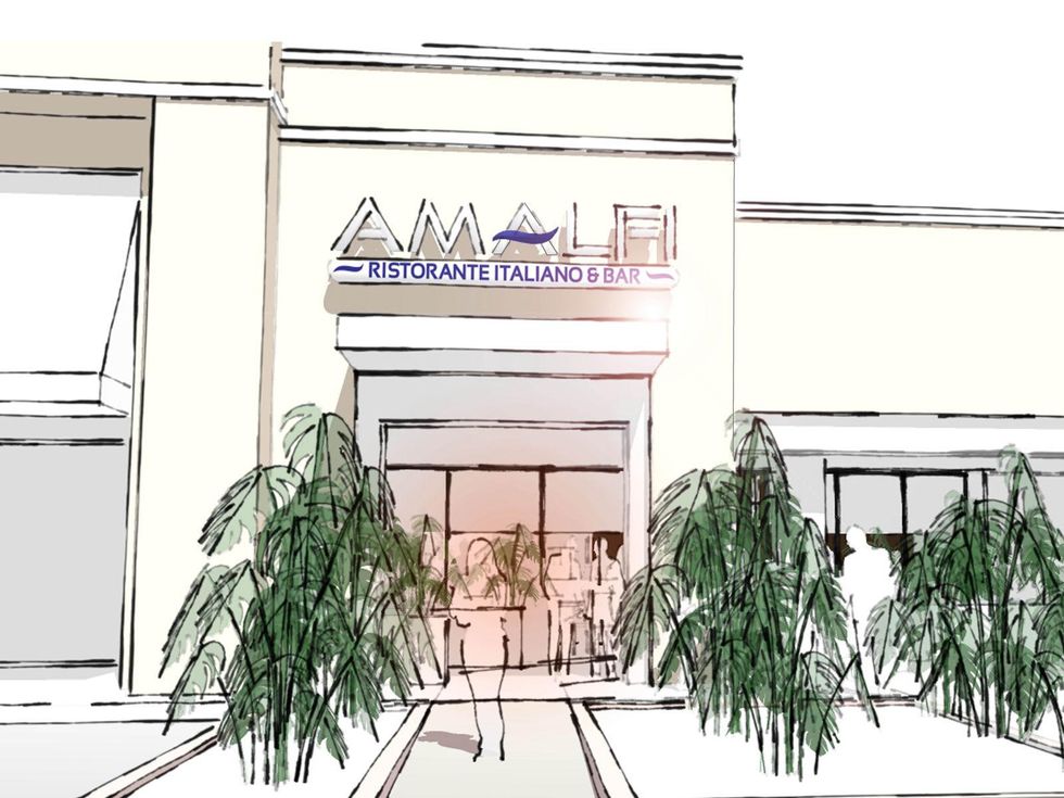 Amalfi Ristorante Italiano & Bar February 2014 exterior rendering