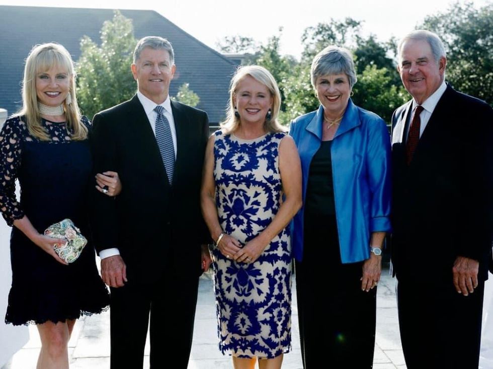 Amazing Place dinner, Lacy Baird, Dan Dinges, Tracey Brown, Karen and Gus Comiskey