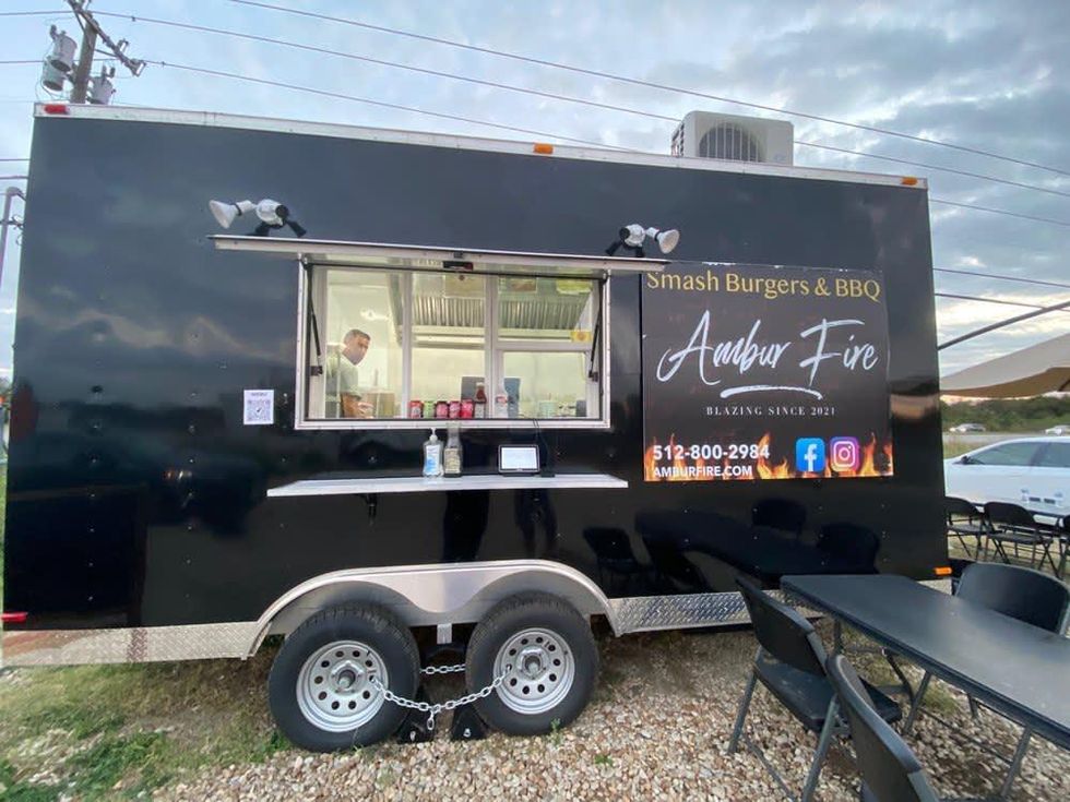 Ambur Fire food truck in Round Rock