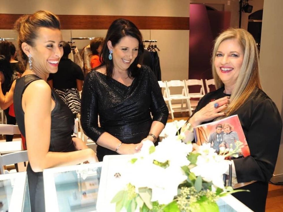 American Heart Association Circle of Red at Elizabeth Anthony, Katherine Jetter, Julie Roberts, Jane Wagner