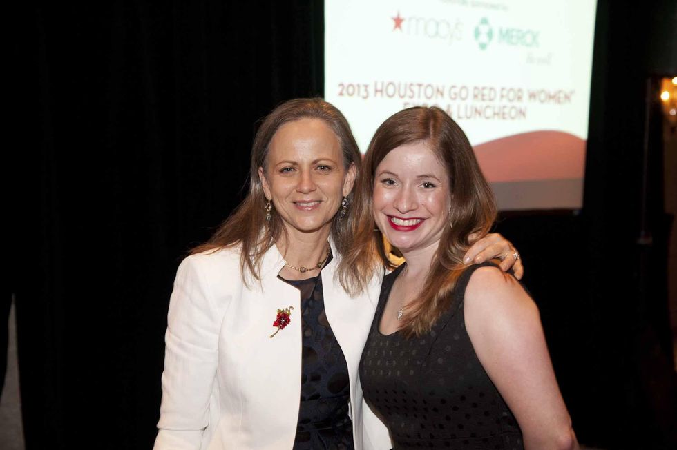 American Heart Association Houston Go Red Luncheon May 2013 Barbara Duganier, Becky Yanez