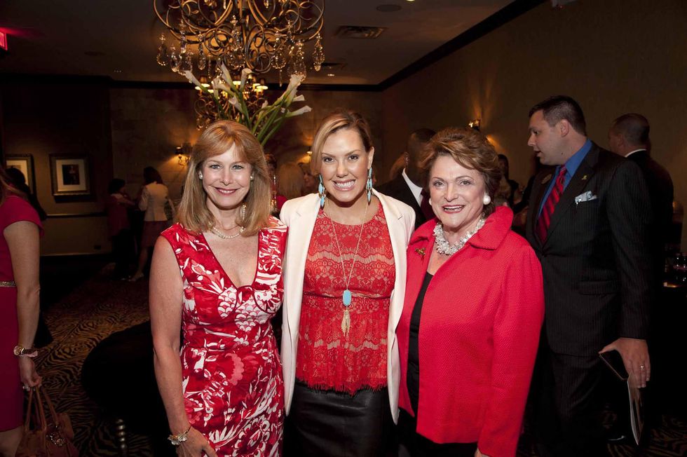 American Heart Association Houston Go Red Luncheon May 2013 Cheryl Byington, Kendra Scott, Beth Wolff