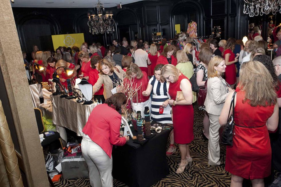 American Heart Association Houston Go Red Luncheon May 2013 crowd venue