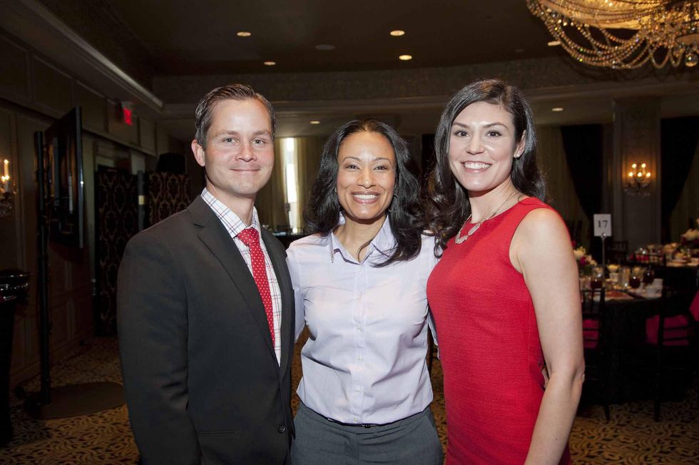 American Heart Association Houston Go Red Luncheon May 2013 Justin Dixon, Lawana Aguillard, Alaina Dixon