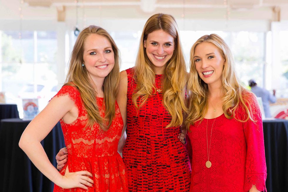 American Heart Association Young at Heart Houston event May 2013 Ali Gray, Lauren Baughman and Elizabeth Suffield