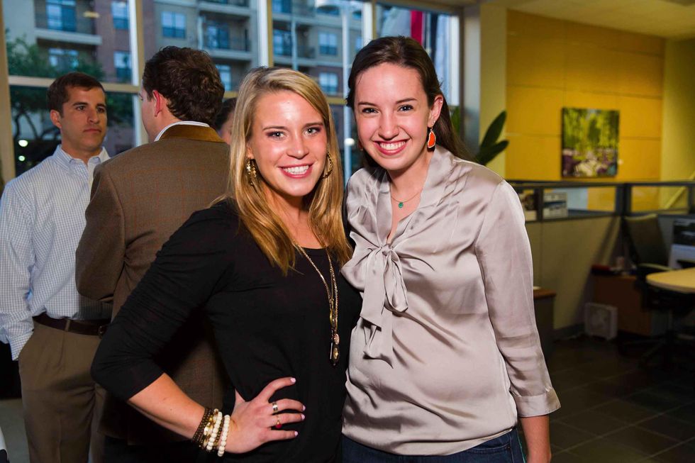 American Heart Association Young at Heart Houston event May 2013 Caroline Suffield and Marybeth Neubauer