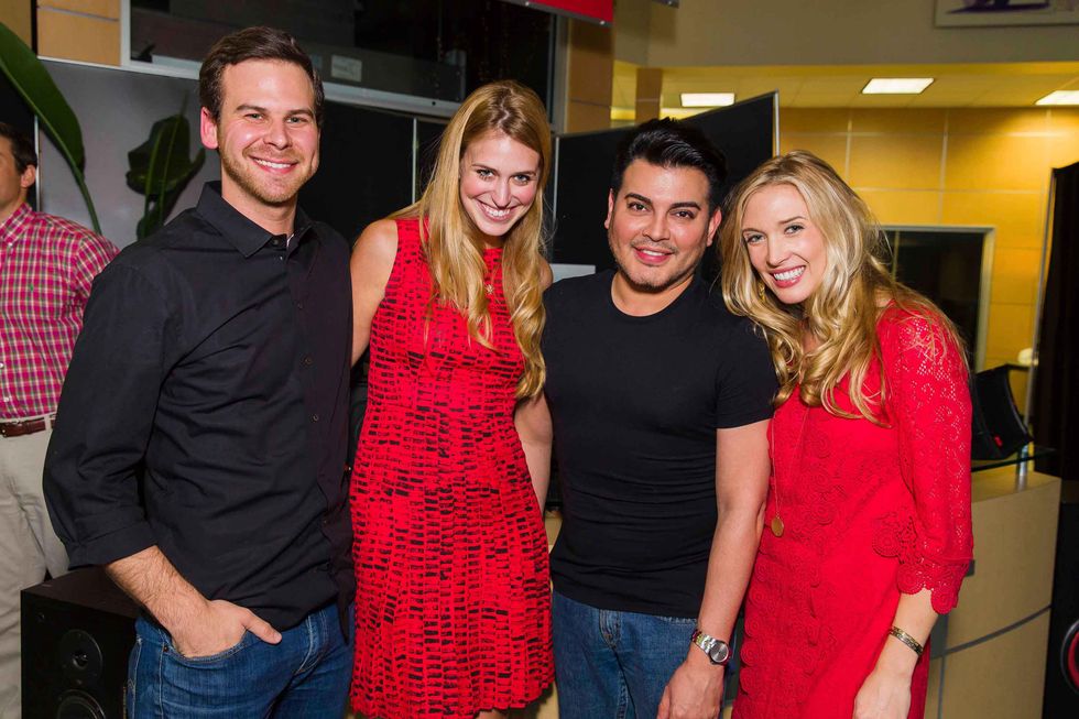 American Heart Association Young at Heart Houston event May 2013 Jack Sullivan, Lauren Baughman, Edward Sanchez and Elizabeth Suffield