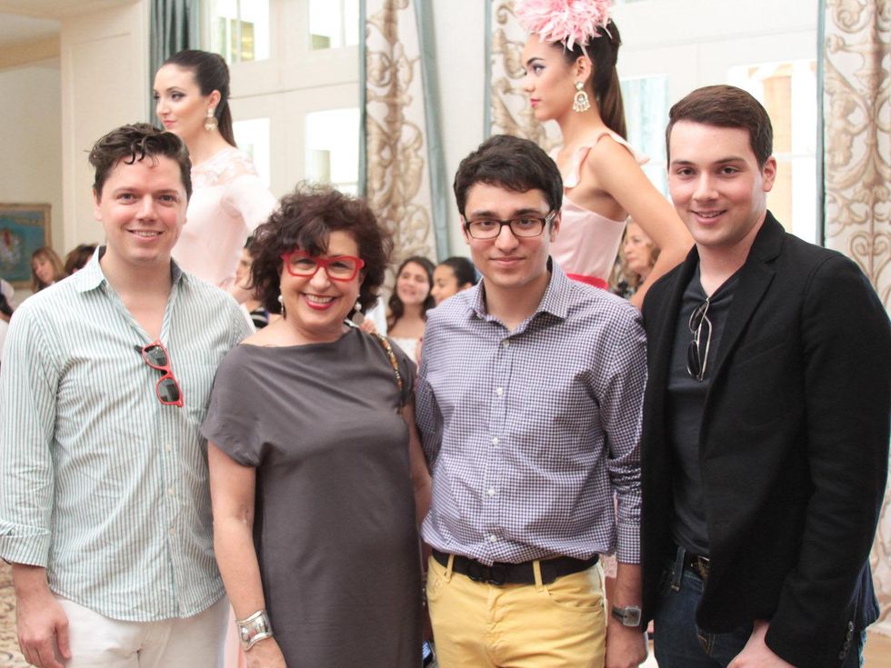 Amir Taghi Atelier Spring Soir\u00e9e event April 2013 David Peck, Roz Pactor, Amir Taghi, Jonathan Blake