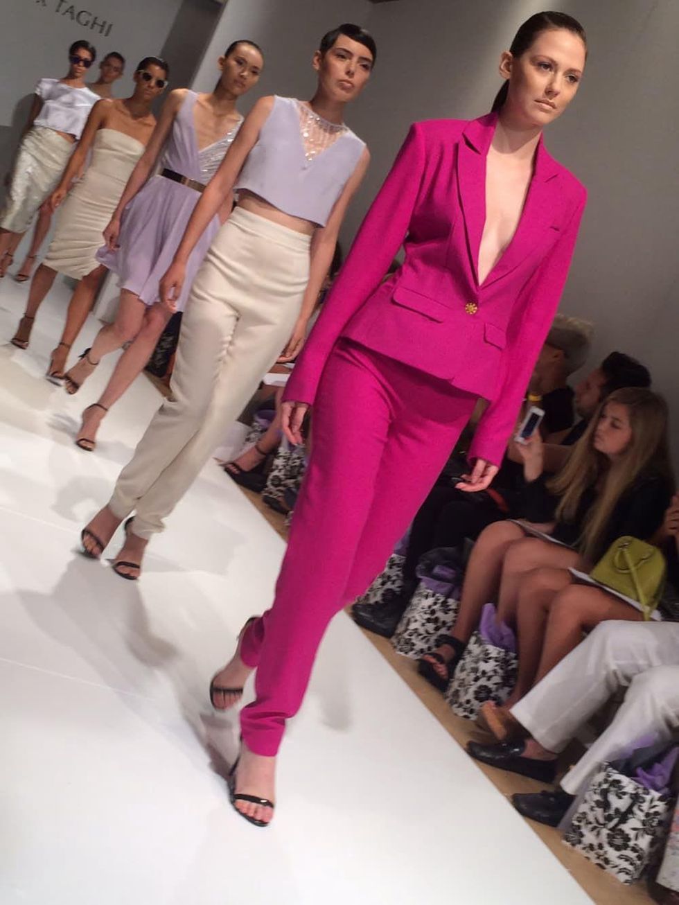 Amir Taghi runway show in New York Sept 2014