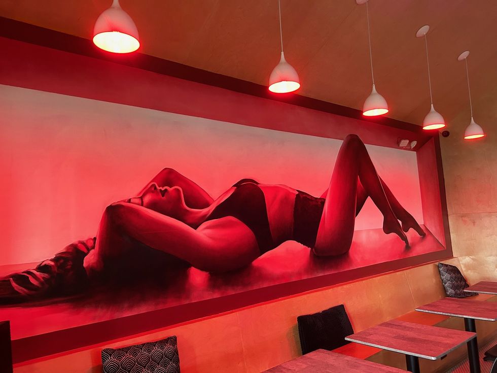 Amsterdam Co. cocktail bar interior