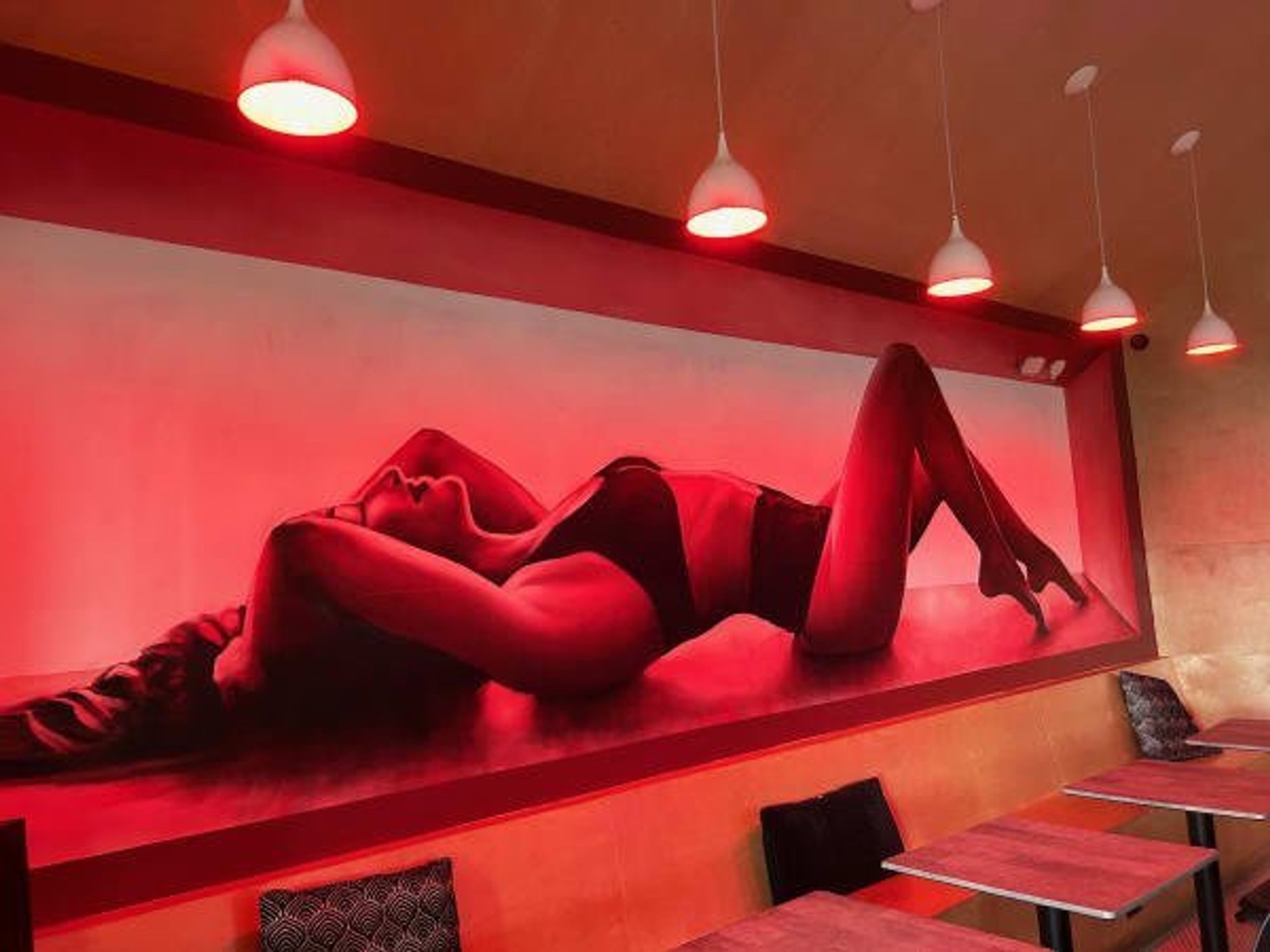 Amsterdam Co. cocktail bar interior