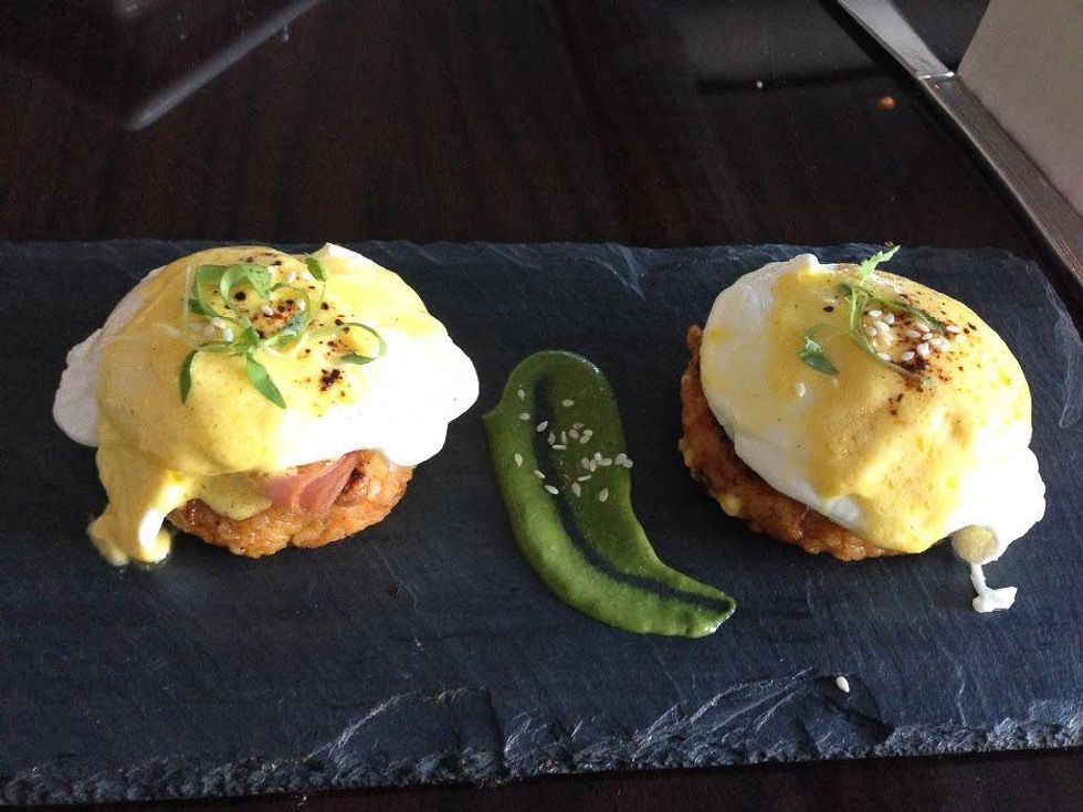 Amy, best brunches, March 2013, Latin Bites eggs benedictos