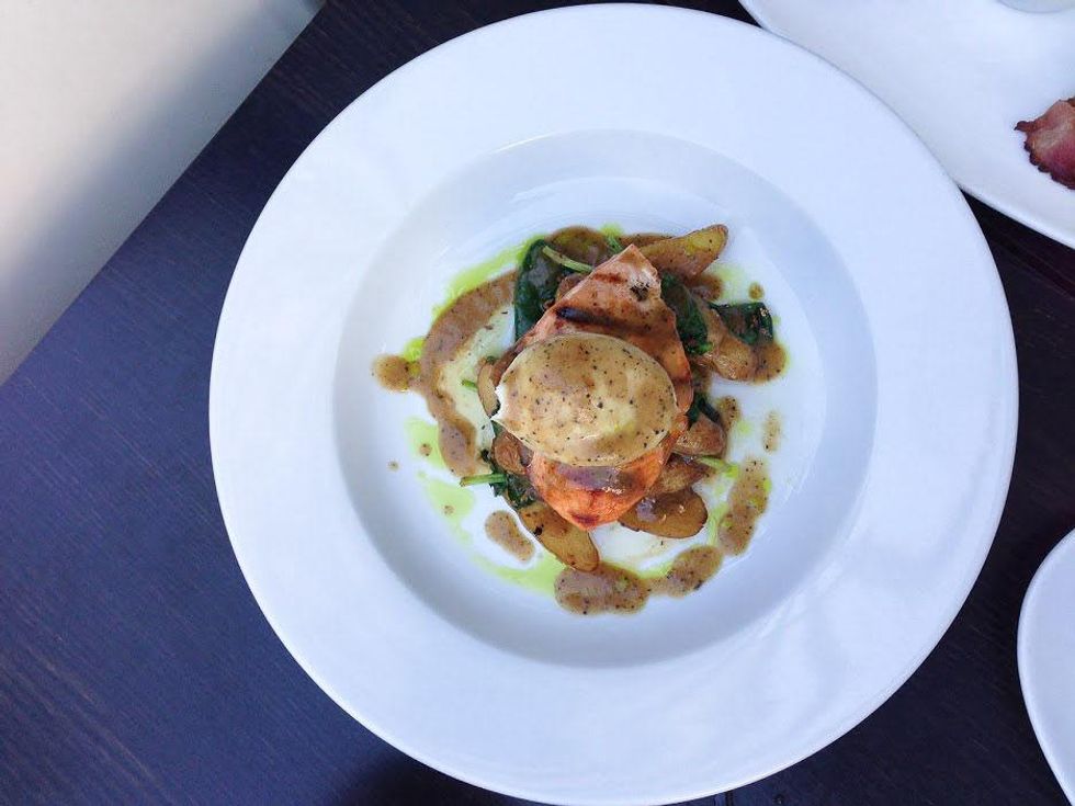 Amy, best brunches, March 2013, Straits salmon eggs