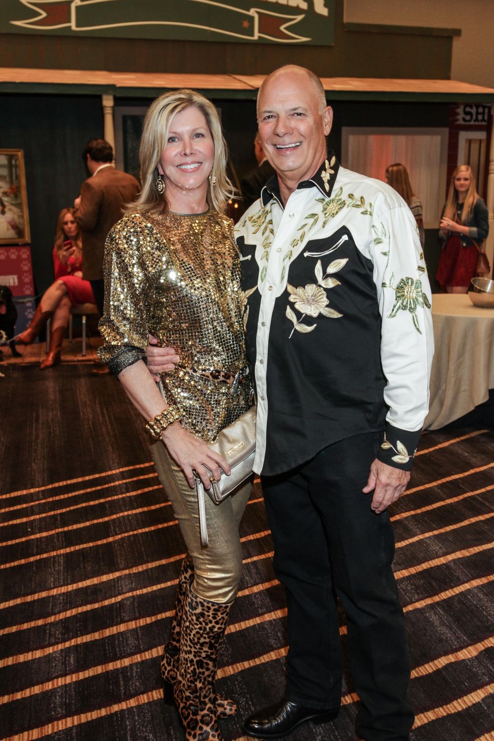 Amy Robinette and Hal Martin at the Citizens for Animal Protection Gala November 2014