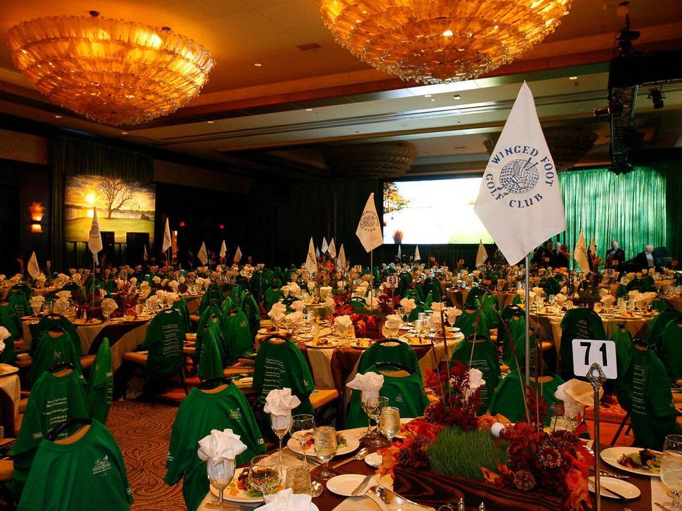 An Evening with Golf Legends golf benefit, March 2013, Hilton Americas ballroom, venue